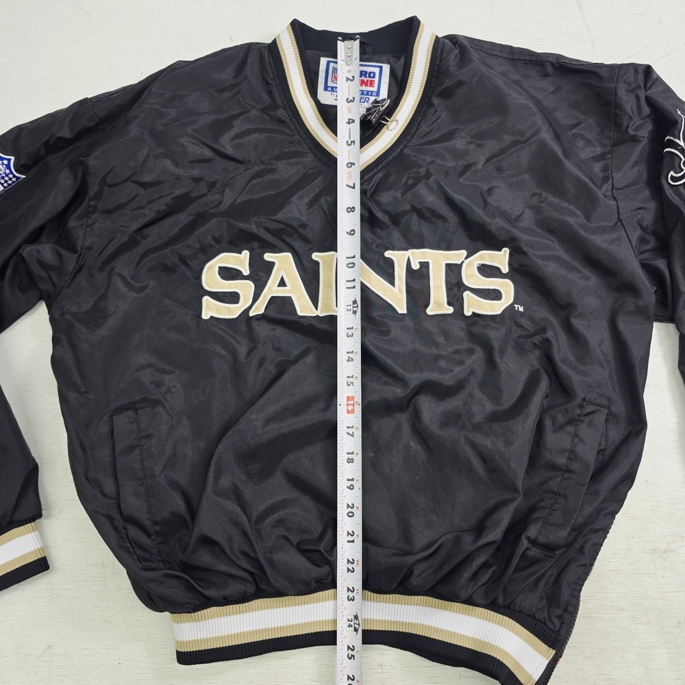 Vintage 90's Starter New Orleans Saints NFL Pro Line Pullover Jacket XL Korea - Picture 12 of 12